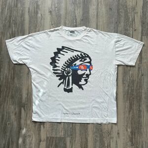 Vintage Seymour Chwast Native American Chief Art T-Shirt Size XL 1 OF 1 RARE NYC